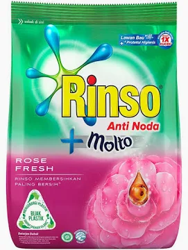 Rinso Molto Deterjen Bubuk Rose Fresh 770g