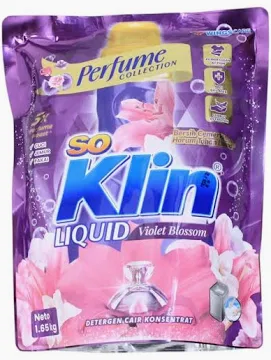 So Klin Deterjen Cair Pouch Violet 1600ml