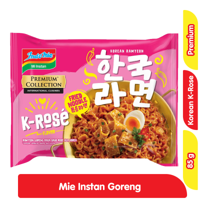 Indomie Premium Collection Mie Instan Goreng Korean K-Rose 85 g
